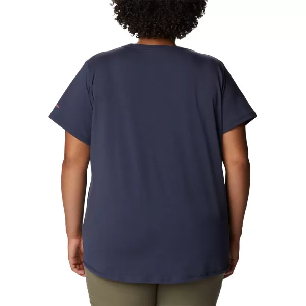 imageColumbia Womens Sun Trek Ss Graphic TeeNocturnalCsc Gradient