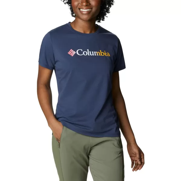 imageColumbia Womens Sun Trek Ss Graphic TeeNocturnalCsc Gradient