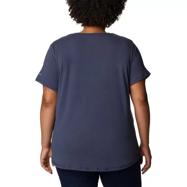 imageColumbia Womens Sun Trek Ss Graphic TeeNocturnalEveryone Outdoors Gradient