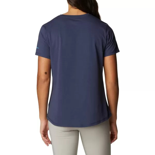 imageColumbia Womens Sun Trek Ss Graphic TeeNocturnalEveryone Outdoors Gradient