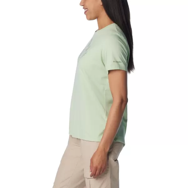 imageColumbia Womens Sun Trek Ss Graphic TeeSage LeafOutlined Kayaks