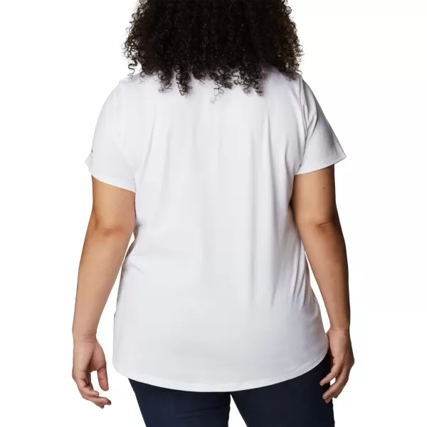 imageColumbia Womens Sun Trek Ss Graphic TeeWhiteAll for Outdoor Pride