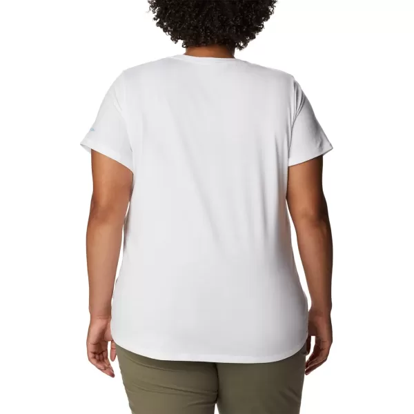 imageColumbia Womens Sun Trek Ss Graphic TeeWhiteCsc Gradient