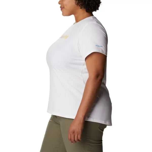 imageColumbia Womens Sun Trek Ss Graphic TeeWhiteCsc Gradient