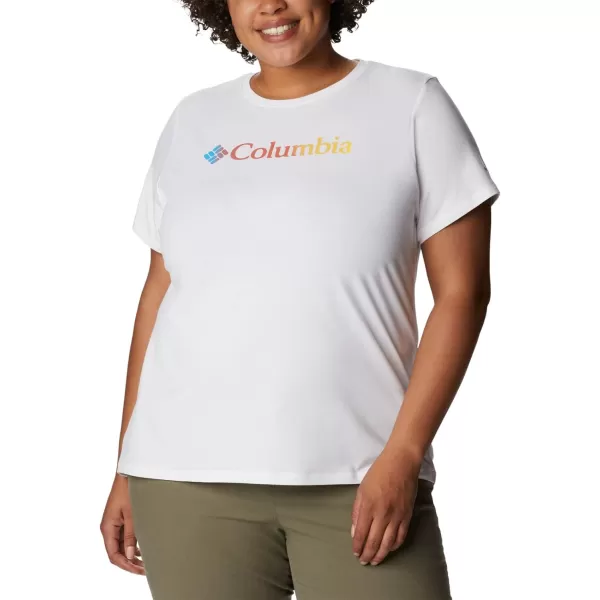 imageColumbia Womens Sun Trek Ss Graphic TeeWhiteCsc Gradient
