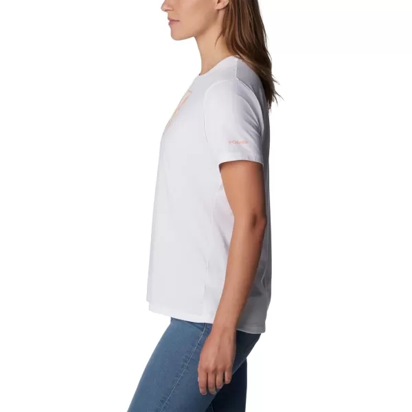 imageColumbia Womens Sun Trek Ss Graphic TeeWhiteWavy Rays