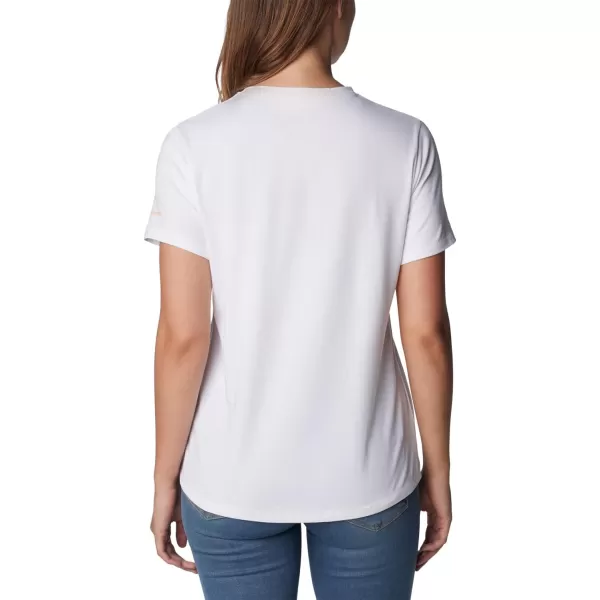 imageColumbia Womens Sun Trek Ss Graphic TeeWhiteWavy Rays