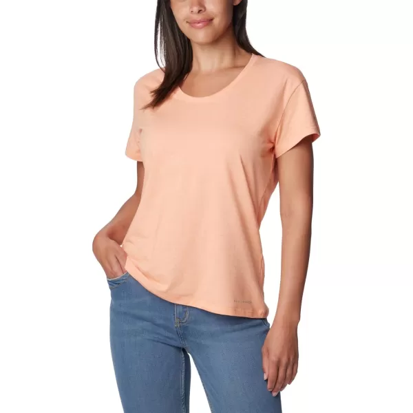 imageColumbia Womens Sun Trek Ss TeeApricot Fizz Heather