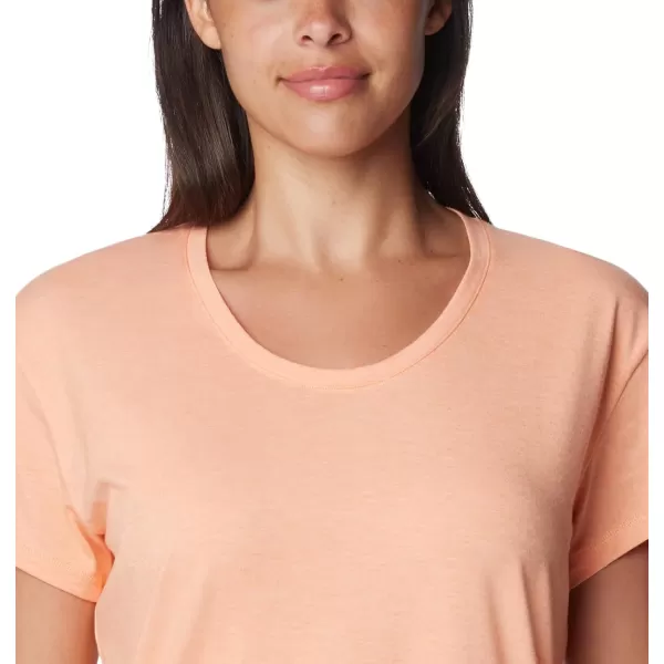 imageColumbia Womens Sun Trek Ss TeeApricot Fizz Heather