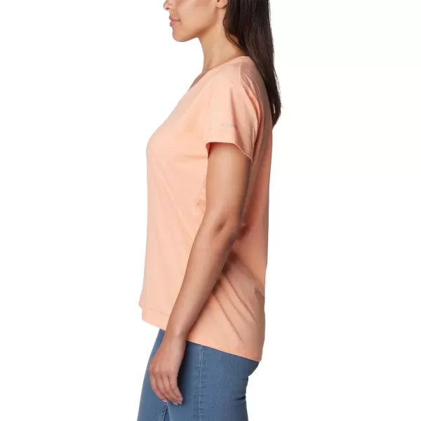 imageColumbia Womens Sun Trek Ss TeeApricot Fizz Heather