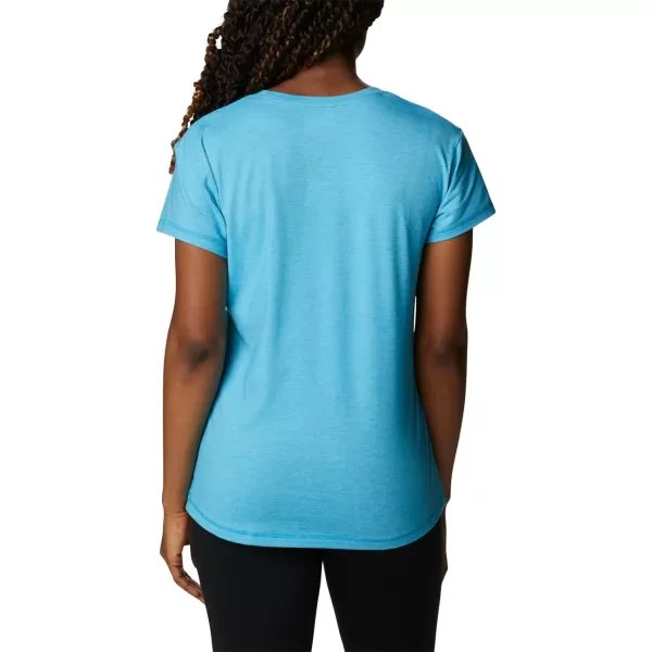 imageColumbia Womens Sun Trek Ss TeeBlue Chill Heather