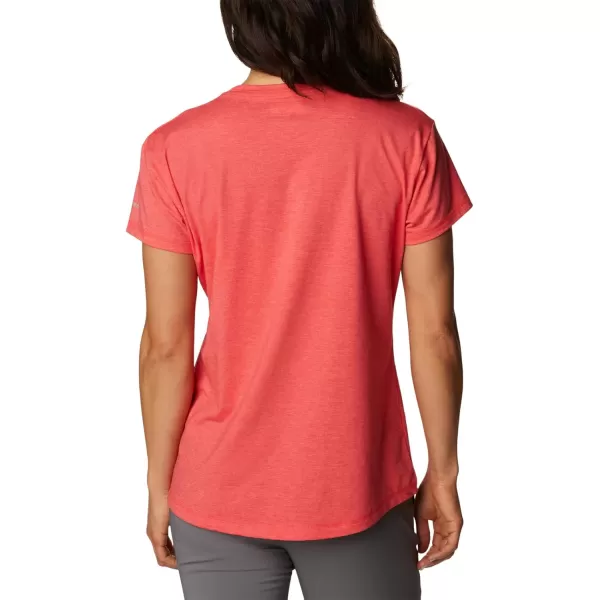 imageColumbia Womens Sun Trek Ss TeeRed Hibiscus Heather