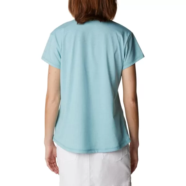 imageColumbia Womens Sun Trek Ss TeeSea Wave Heather