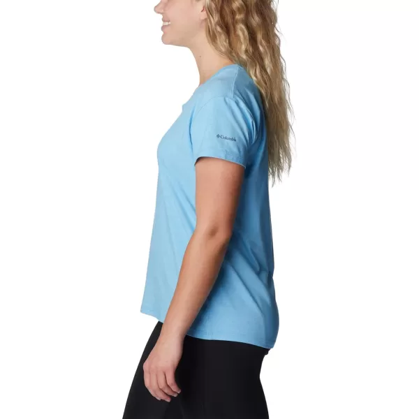 imageColumbia Womens Sun Trek Ss TeeVista Blue Heather