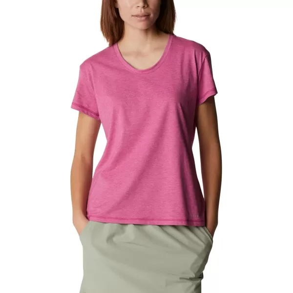 imageColumbia Womens Sun Trek Ss TeeWild Fuchsia Heather