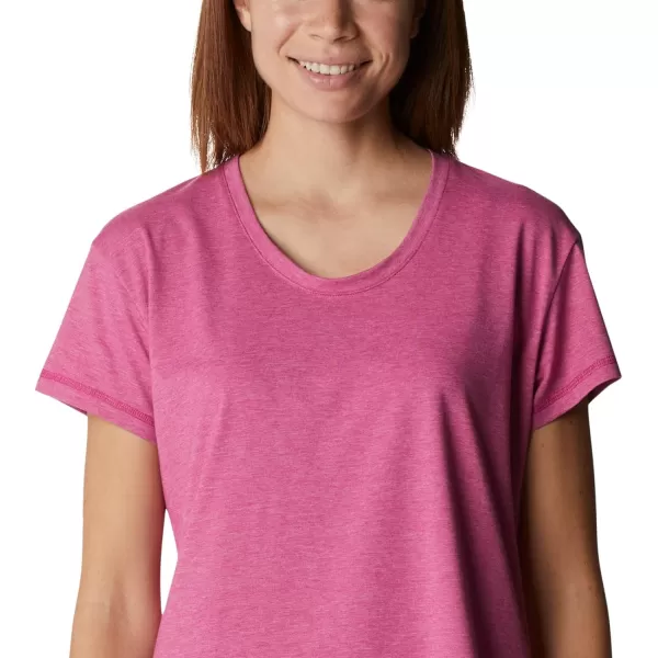 imageColumbia Womens Sun Trek Ss TeeWild Fuchsia Heather