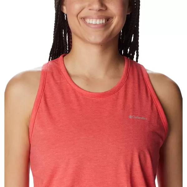 imageColumbia Womens Sun Trek TankRed Hibiscus Heather