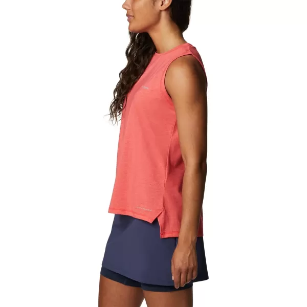 imageColumbia Womens Sun Trek TankRed Hibiscus Heather