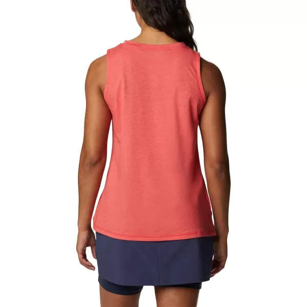 imageColumbia Womens Sun Trek TankRed Hibiscus Heather