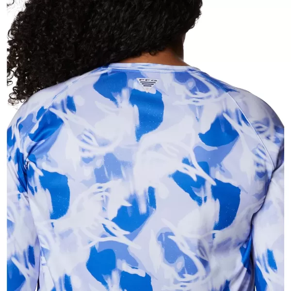 imageColumbia Womens Super Tidal Tee Long SleeveBlue MacawAuroras Print