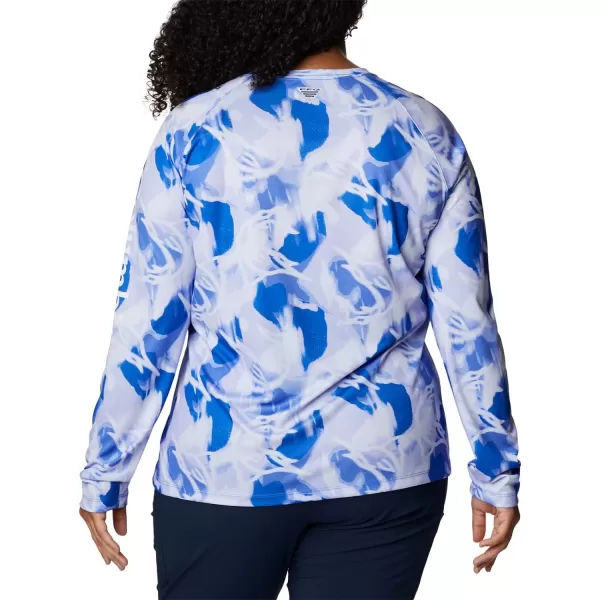 imageColumbia Womens Super Tidal Tee Long SleeveBlue MacawAuroras Print