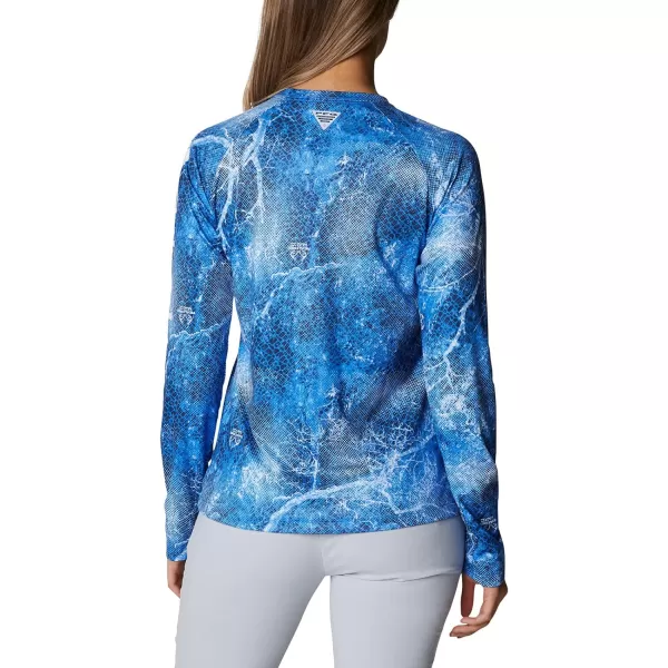 imageColumbia Womens Super Tidal Tee Long SleeveBright Nectar Fish Frenzy Print