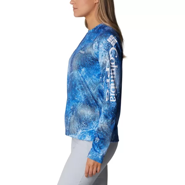 imageColumbia Womens Super Tidal Tee Long SleeveBright Nectar Fish Frenzy Print
