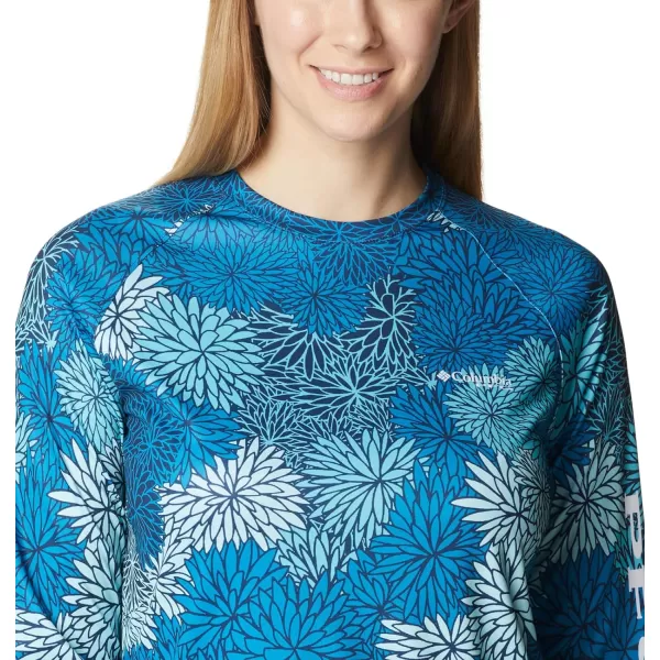 imageColumbia Womens Super Tidal Tee Long SleeveCarbon  Anemones