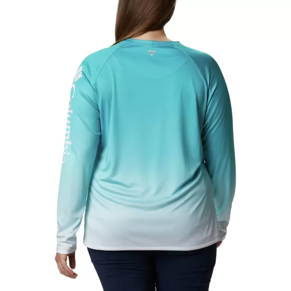 imageColumbia Womens Super Tidal Tee Long SleeveClear Water Gradient