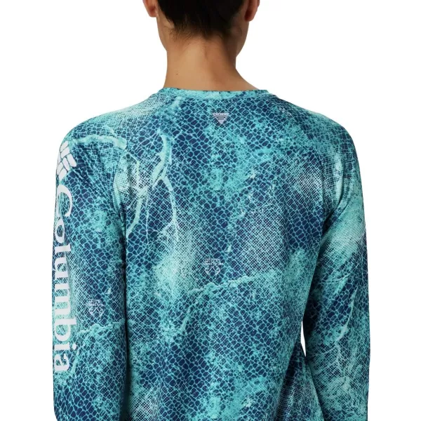 imageColumbia Womens Super Tidal Tee Long SleeveClear Water Mako Print