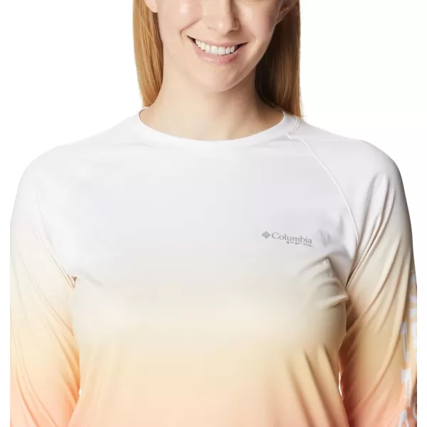 imageColumbia Womens Super Tidal Tee Long SleeveCocoa Butter  Pfg Gradient