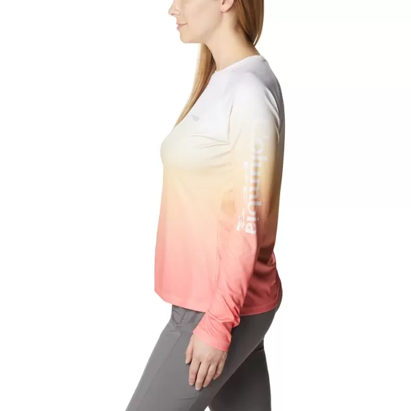 imageColumbia Womens Super Tidal Tee Long SleeveCocoa Butter  Pfg Gradient