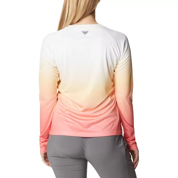 imageColumbia Womens Super Tidal Tee Long SleeveCocoa Butter  Pfg Gradient