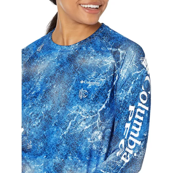imageColumbia Womens Super Tidal Tee Long SleeveHarbor Blue Realtree Mako