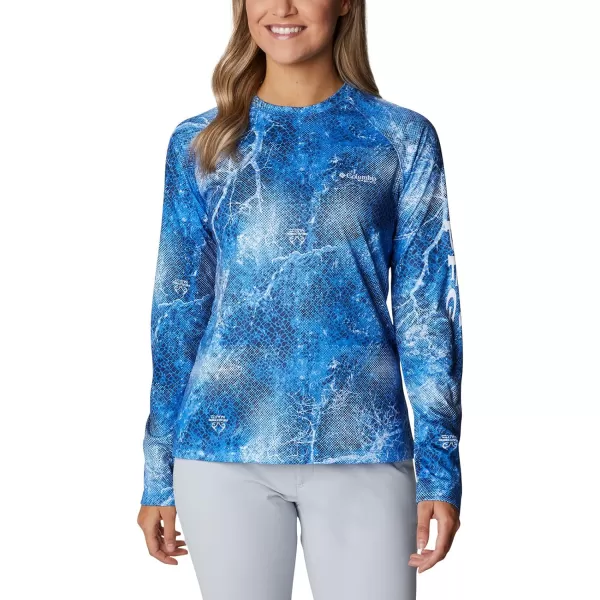 imageColumbia Womens Super Tidal Tee Long SleeveHarbor Blue Realtree Mako