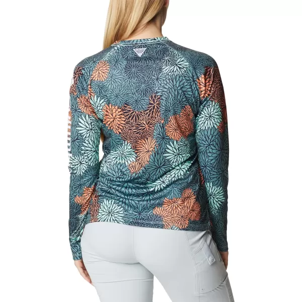 imageColumbia Womens Super Tidal Tee Long SleeveMint Cay  Anemones