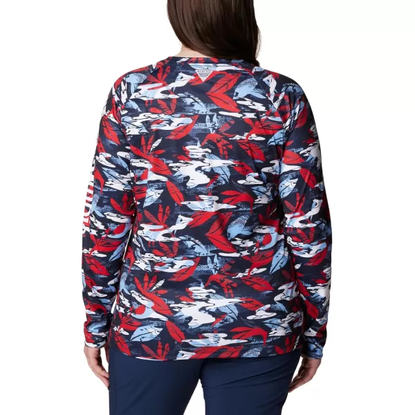 imageColumbia Womens Super Tidal Tee Long SleeveRed Spark Shorebreak