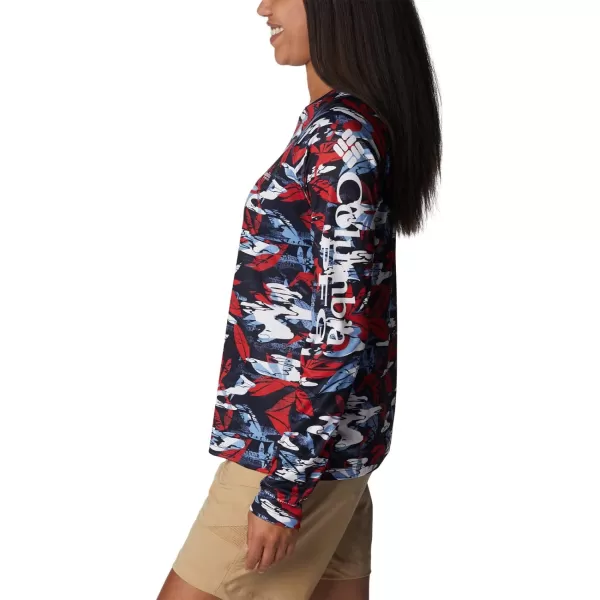 imageColumbia Womens Super Tidal Tee Long SleeveRed Spark Shorebreak
