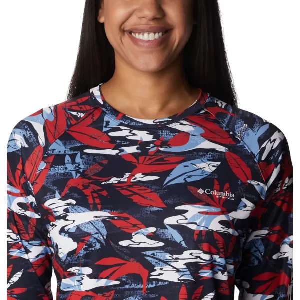 imageColumbia Womens Super Tidal Tee Long SleeveRed Spark Shorebreak
