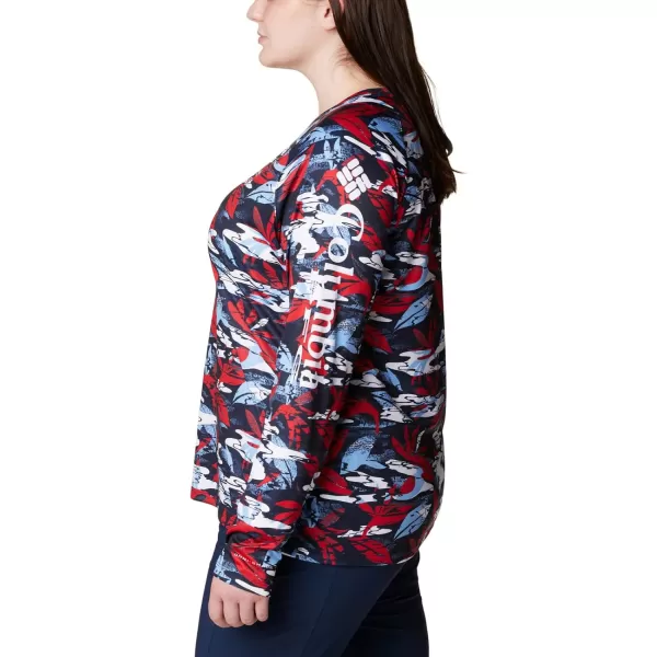 imageColumbia Womens Super Tidal Tee Long SleeveRed Spark Shorebreak