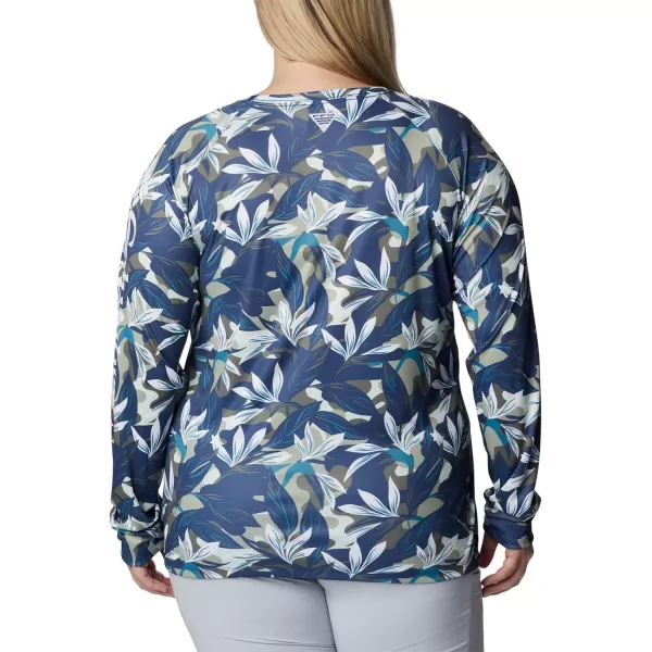 imageColumbia Womens Super Tidal Tee Long SleeveSafari Hidden Paradise