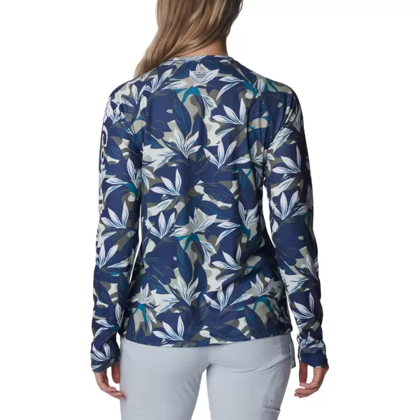 imageColumbia Womens Super Tidal Tee Long SleeveSafari Hidden Paradise