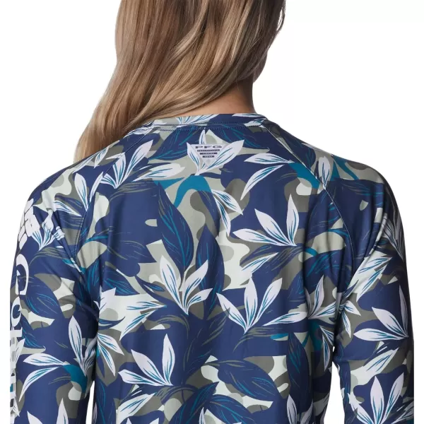 imageColumbia Womens Super Tidal Tee Long SleeveSafari Hidden Paradise
