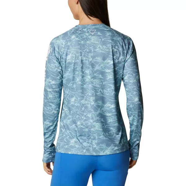 imageColumbia Womens Super Tidal Tee Long SleeveStorm Contour Fish