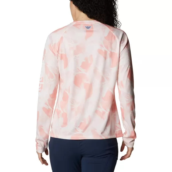 imageColumbia Womens Super Tidal Tee Long SleeveTiki PinkAuroras Print