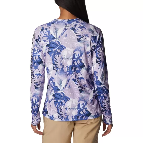imageColumbia Womens Super Tidal Tee Long SleeveViolet Sea Philo Palms