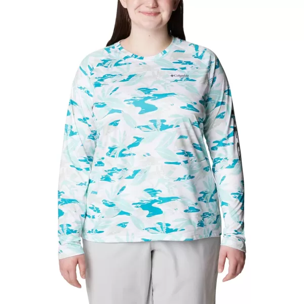 imageColumbia Womens Super Tidal Tee Long SleeveWhite Shorebreak