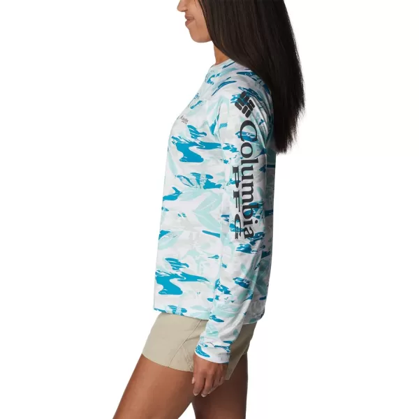 imageColumbia Womens Super Tidal Tee Long SleeveWhite Shorebreak