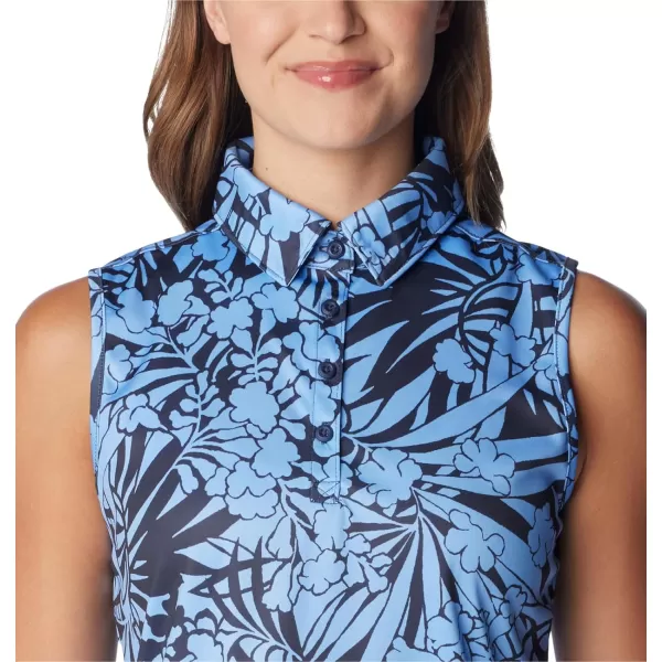 imageColumbia Womens Super Tidal Tee Sleeveless PoloNocturnal Tropictones