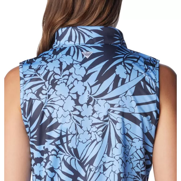 imageColumbia Womens Super Tidal Tee Sleeveless PoloNocturnal Tropictones
